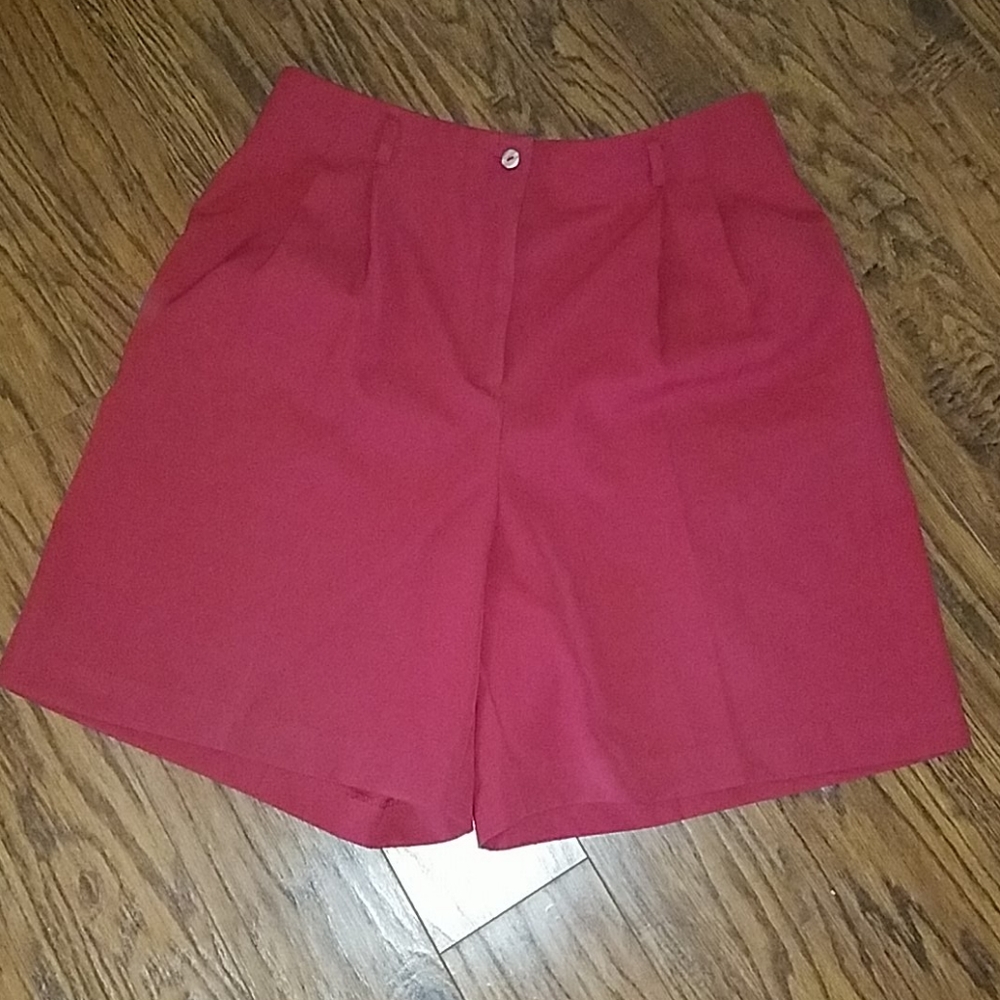 Haley cherry red shorts